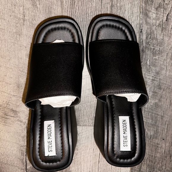 NIB Steve Madden Pepe 30 sz 7 in black leather. - Picture 7 of 10